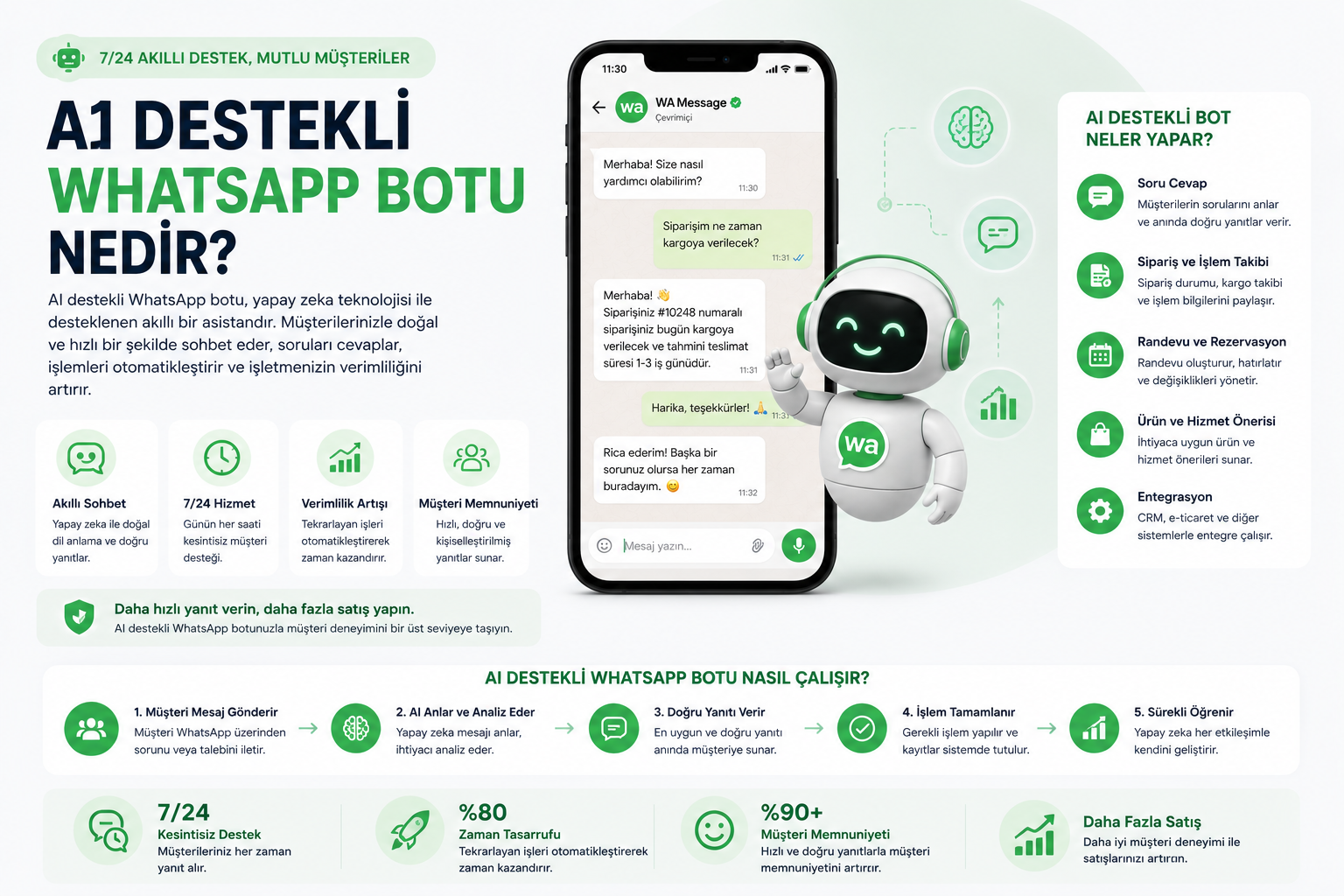 AI Destekli WhatsApp Botu Nedir? Kapsamlı Rehber
