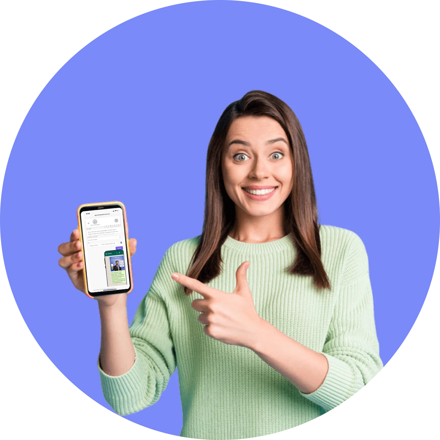 Mutlu WhatsApp Toplu Mesaj kullanıcısı