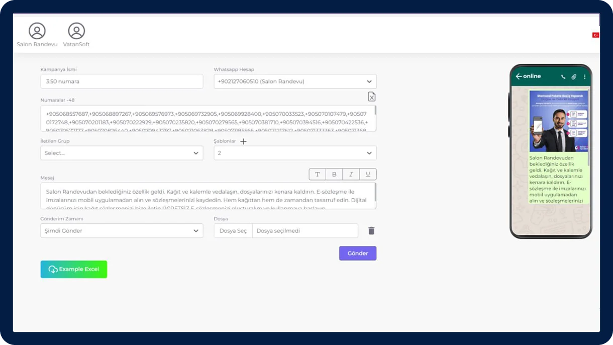 WhatsApp Toplu Mesaj nasıl çalışır